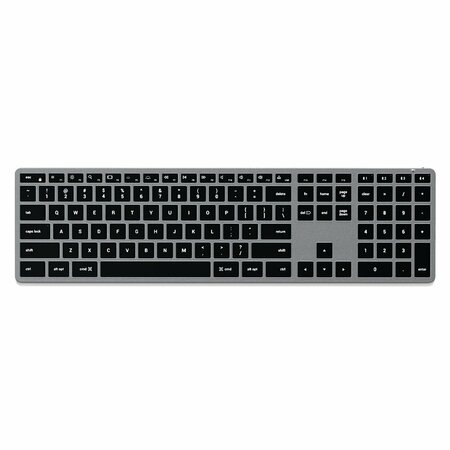 SATECHI Slim X3 Bluetooth Backlit Keyboard, Space Gray ST-BTSX3M